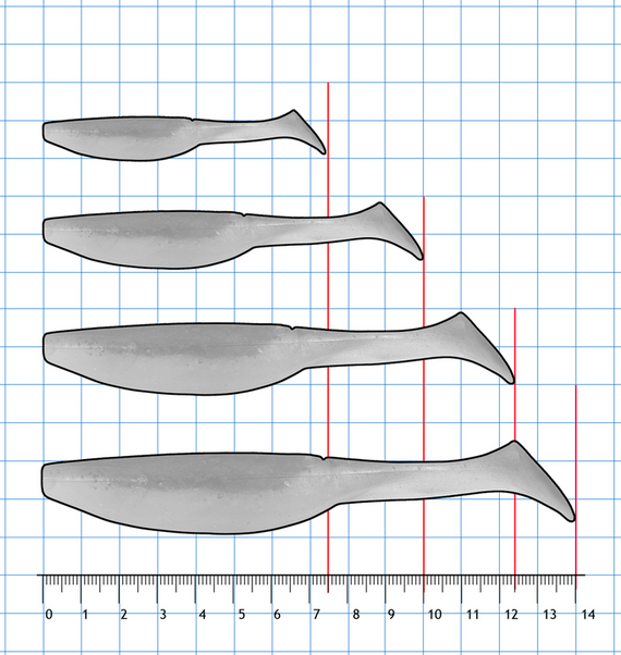 Przynęta gumowa Ripper Konger Slim Shad