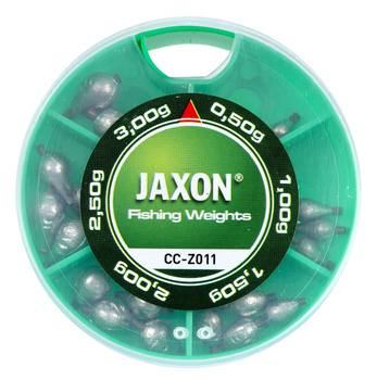 Ołów wędkarski Jaxon Łezki 0,5g +1,0g +1,5g +2,0g +2,5g +3,0g