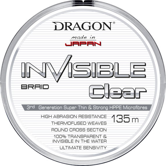 Dragon Invisible CLEAR Momoi 0.25mm 25.8kg - plecionka wędkarska