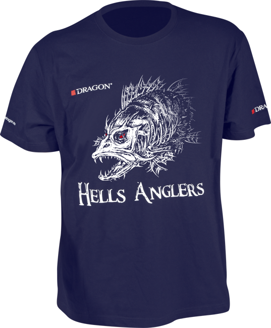 T-Shirt Dragon Hells Anglers SANDACZ M granatowy