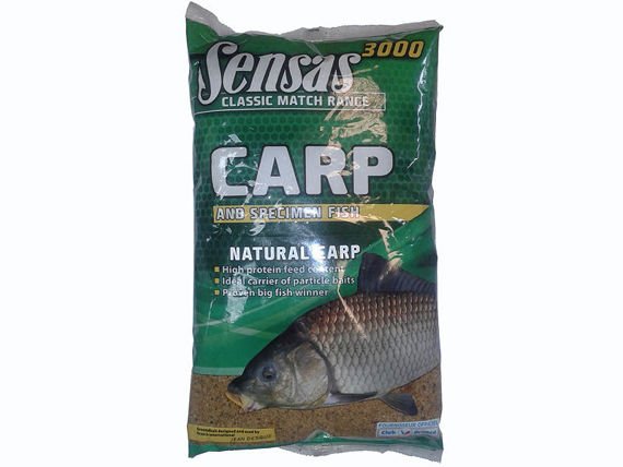 Zanęta Sensas 3000 Natural Carp - 1kg